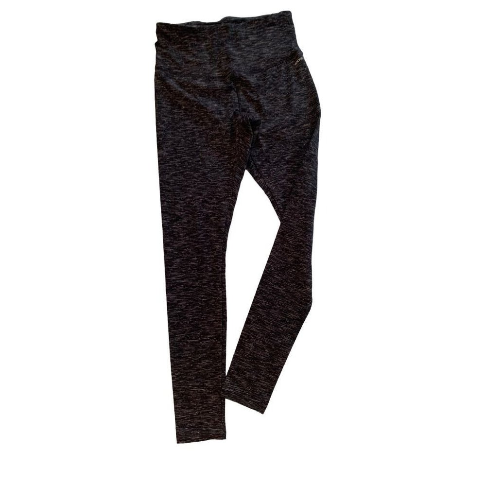 Small‎ Jockey Women's Gray Space Dye Workout Leggings 26" Inseam
